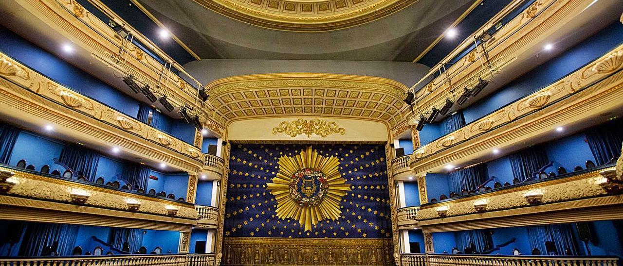 Interior del Teatro Principal de Alicante. |