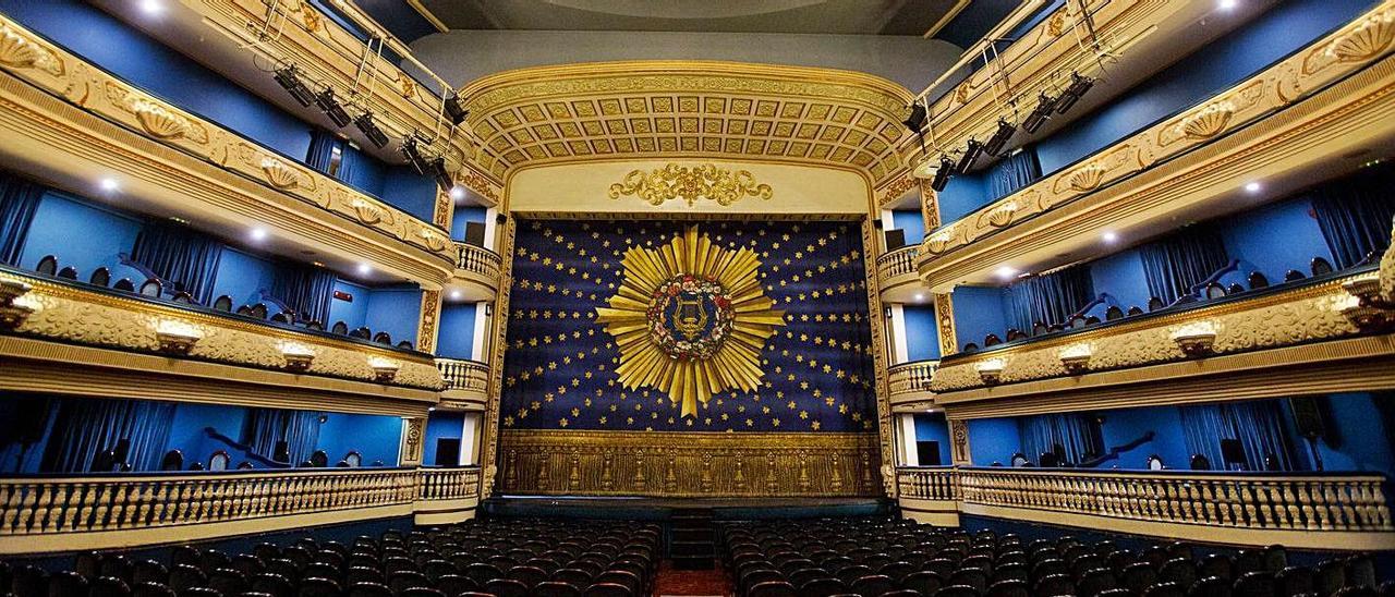 Interior del Teatro Principal de Alicante. |