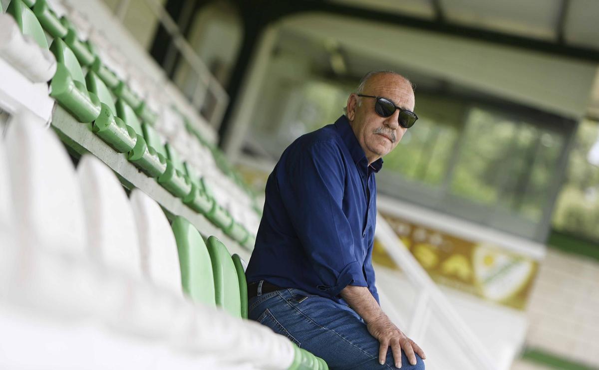 Gustavo Falque, presidente del Coruxo.