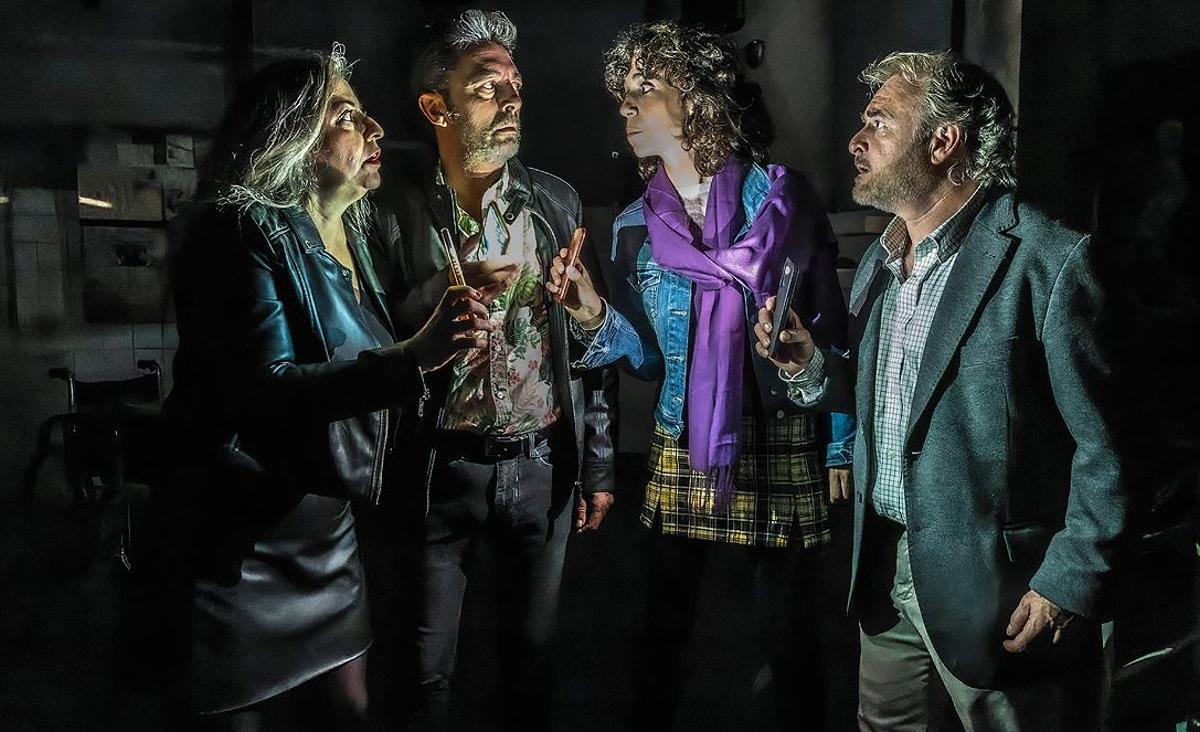 Las dos parejas protagonistas de "Escape Room".