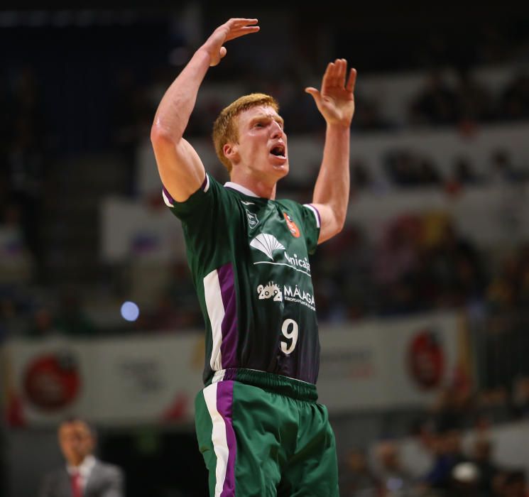 Victoria del Unicaja ante el Zaragoza en la Copa del Rey 2020.