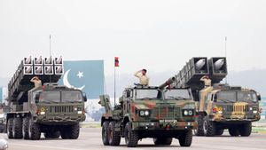 Imagen de archivo de un desfile militar en Pakistán.
