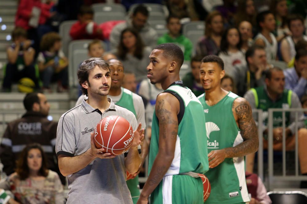 El Unicaja abre su entrenamiento al público