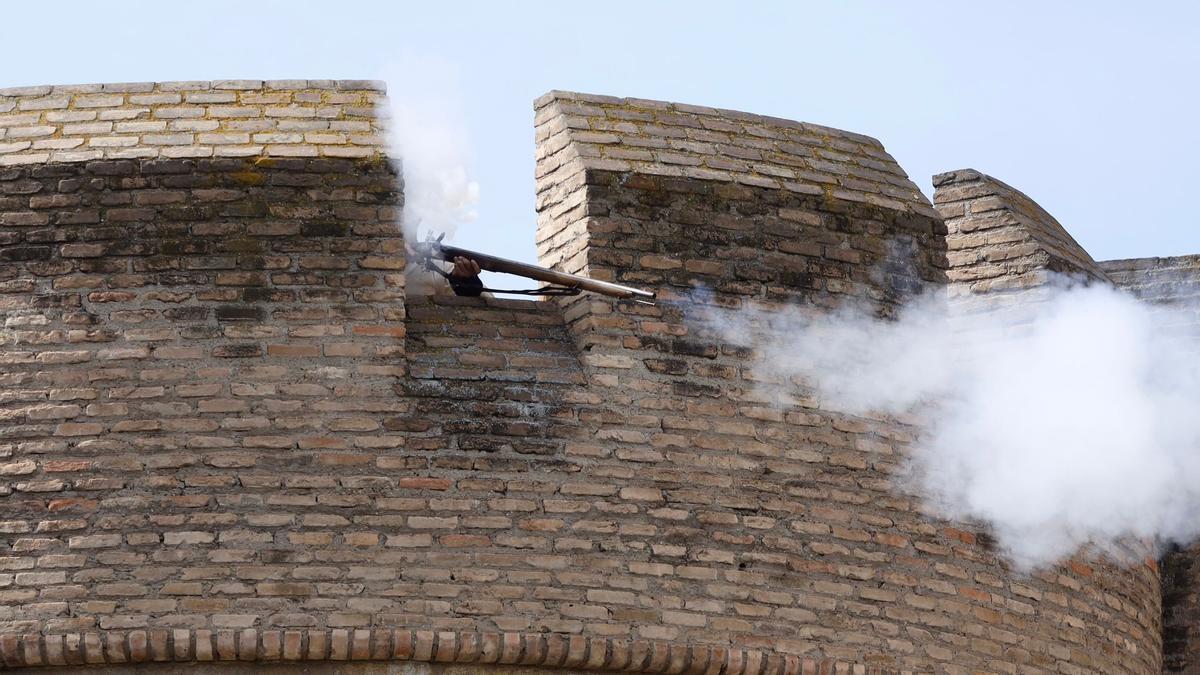 EN IMÁGENES | Así ha sido la recreación de la batalla del Segundo Sitio de Zaragoza