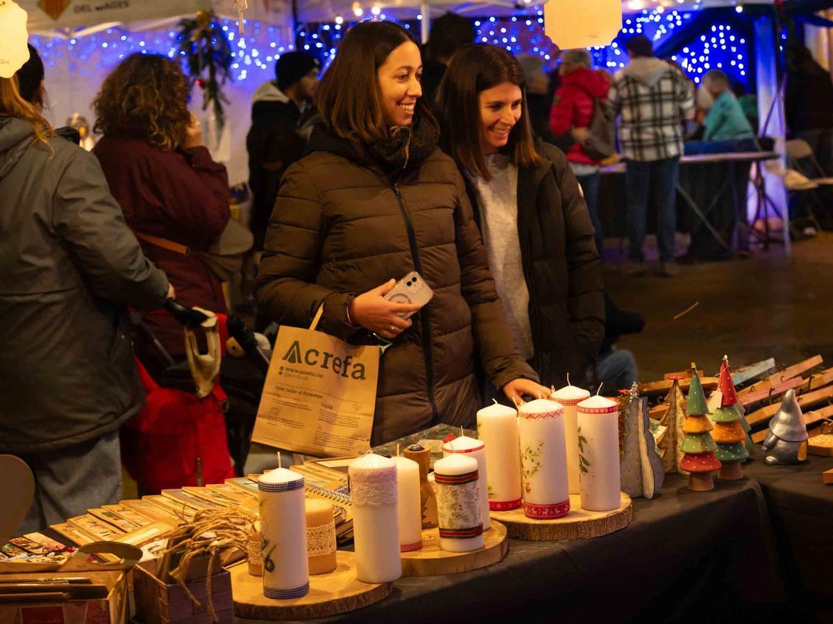 Parades instal·lades al parc de l'Estació de Navàs