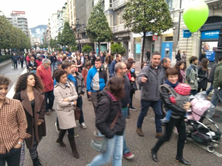 Manifestación por la oficialidad del Asturianu