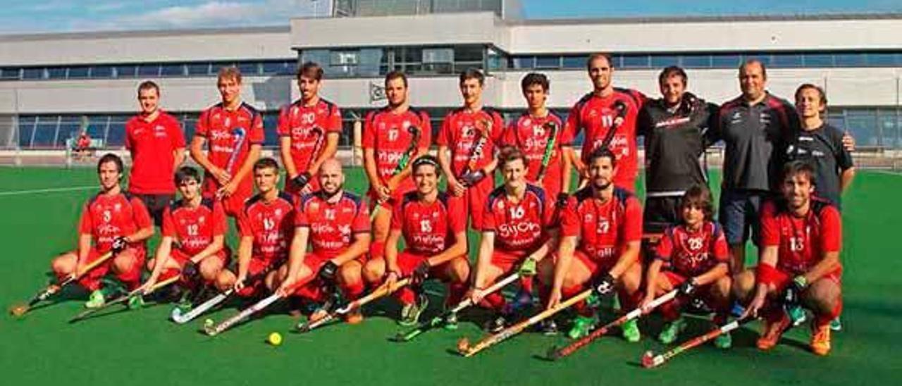 Equipo senior masculino de hockey.