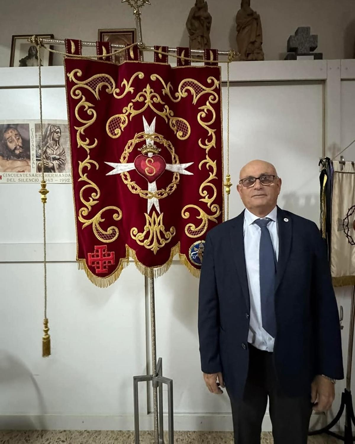 Ciro Palmer, que acaba de ser elegido Hermano Mayor del Silencio