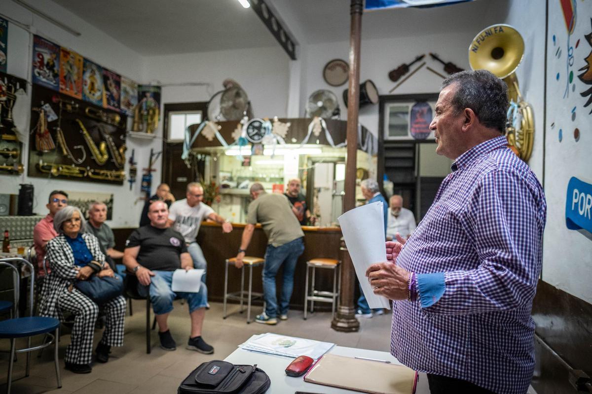 Un momento de la presentación del programa electoral de Jesús Rodríguez.