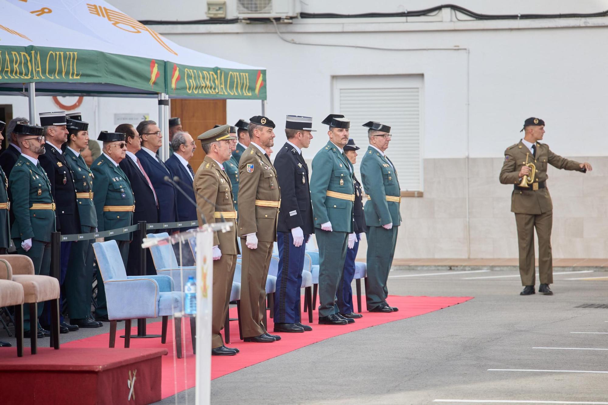 Imatges de la Guàrdia Civil celebrant la seva patrona a Girona