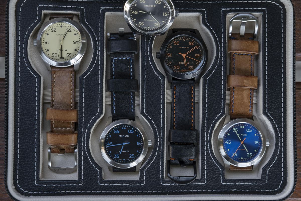 Los relojes de la colección de lanzamiento 'Heritage'.