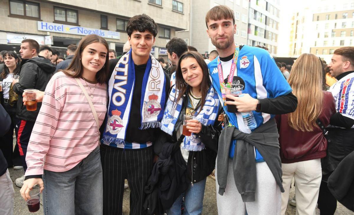 Riazor disfruta de un día inmejorable y en compañía