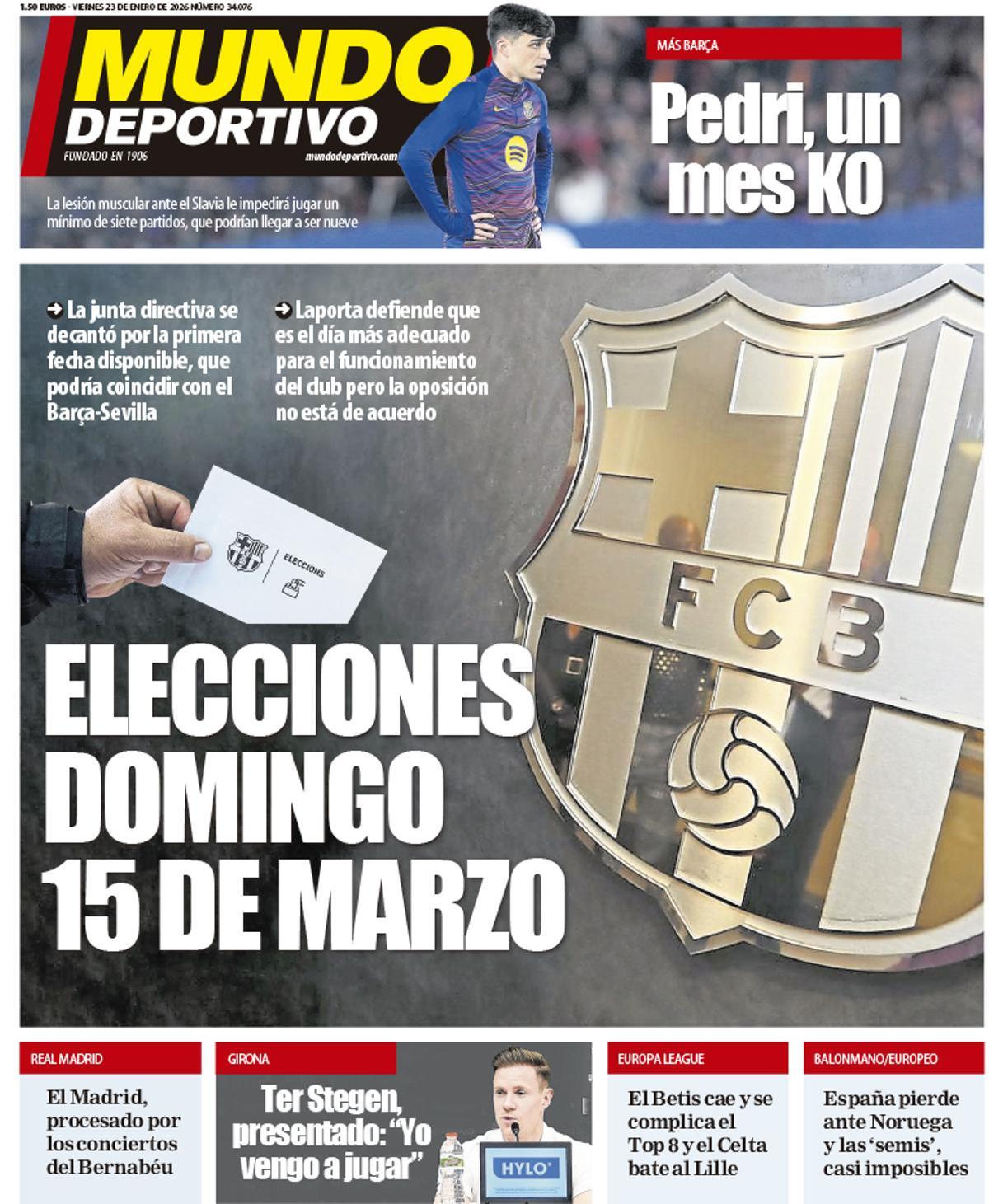 Las portadas de la prensa deportiva de hoy