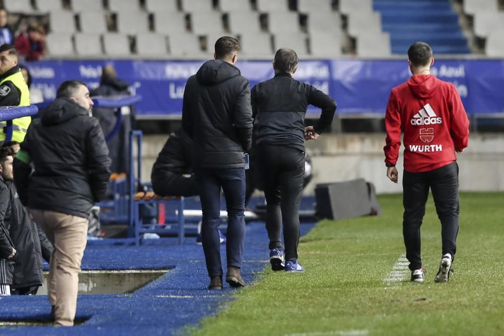 El partido entre el Real Oviedo y el Barcelona B, en imágenes