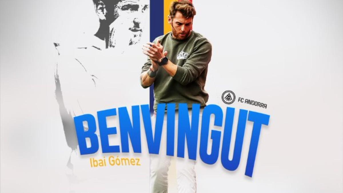 Ibai Gómez, nuevo técnico del Andorra