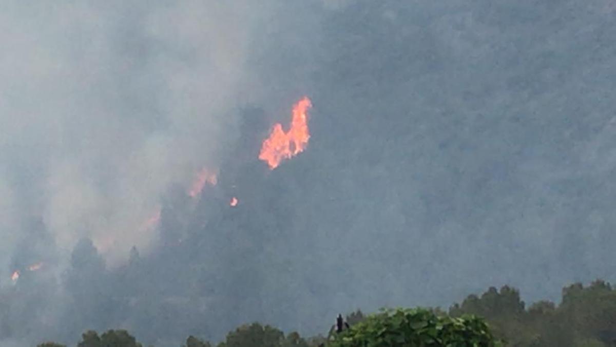 Incendio en El Genovés