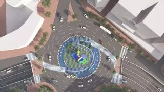 Recreación del proyecto ideado por los MUHER para la Plaza de La Opinión