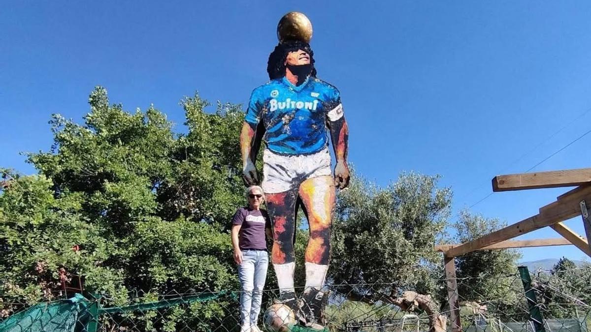 El inmenso homenaje de Nápoles a Maradona