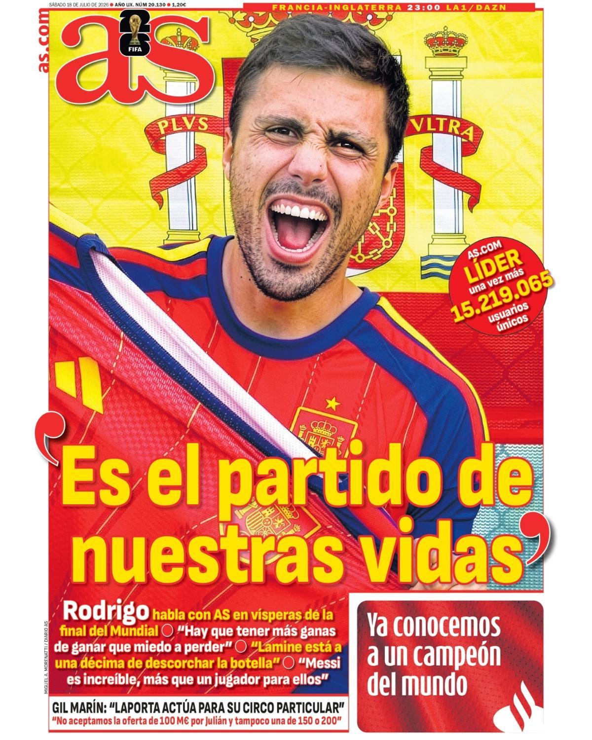 Las imágenes de las portadas de hoy