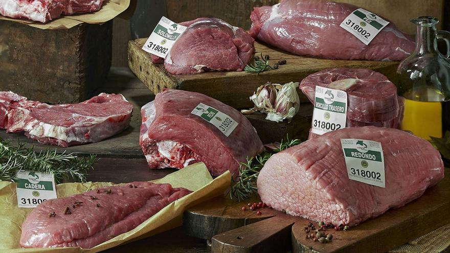 Bodegón con cortes de Ternera Asturiana.| |  CEDIDA A LNE