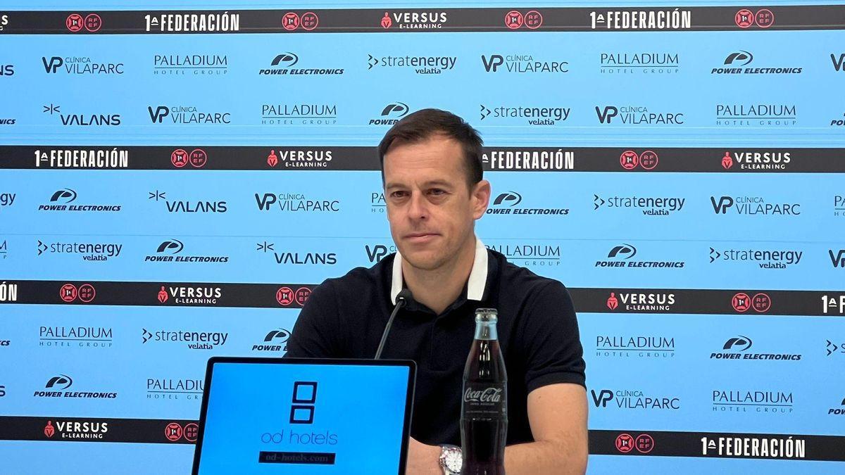 Javi Lara, este miércoles en sala de prensa.