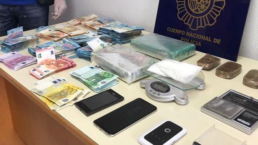 Desarticulan una banda de narcos e incautan más de dos kilos de cocaína en Elche