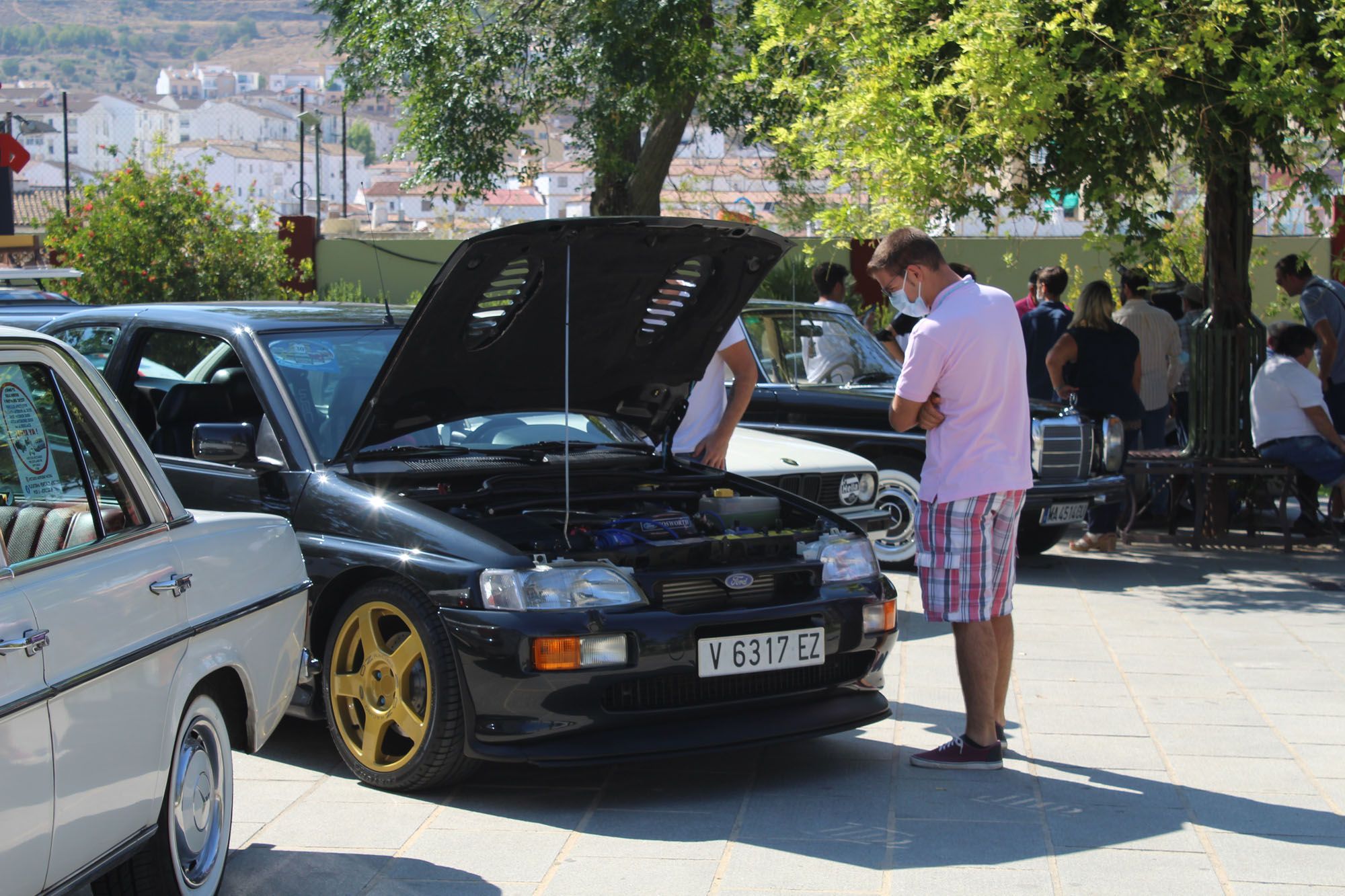 Concentración de coches clásicos en Antequera