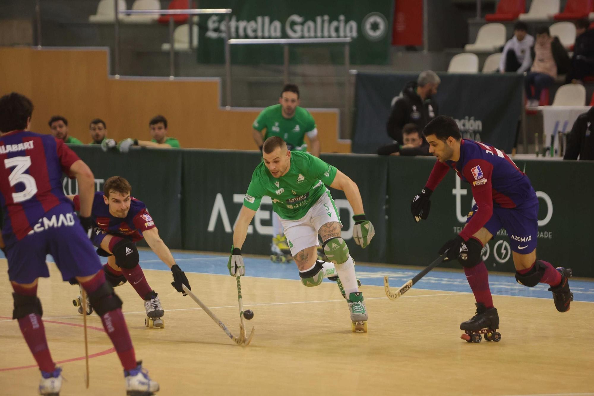 El Liceo cae contra al Barça en el pabellón de Riazor