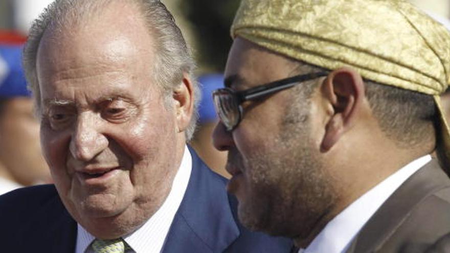 El Rey Juan Carlos y el rey Mohamed VI