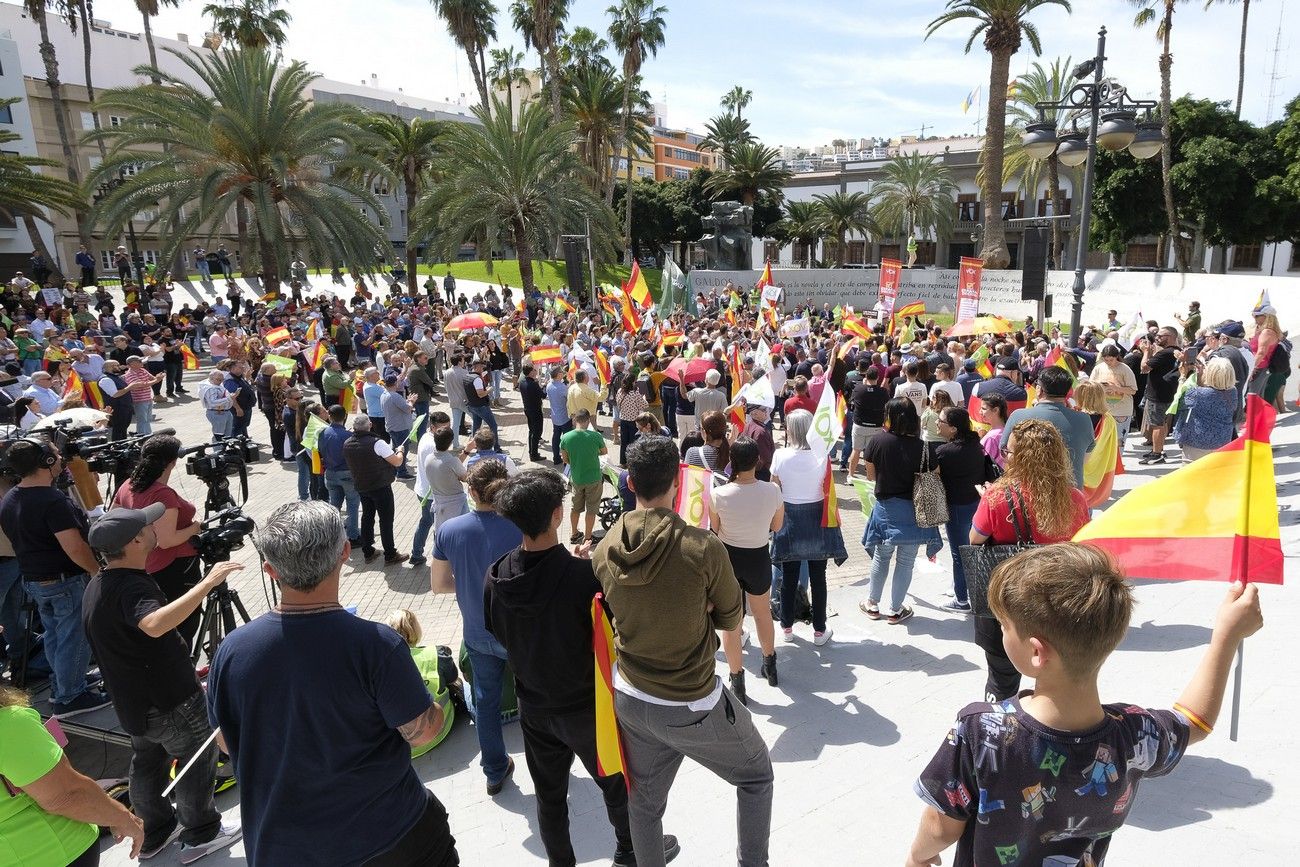 Mitin del presidente de VOX, Santiago Abascal, en Las Palmas de Gran Canaria