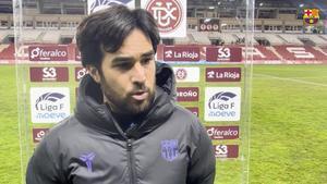 Pere Romeu tras la victoria en Las Gaunas