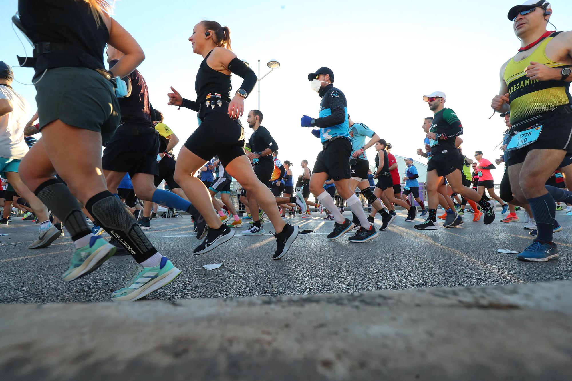 Salida del Maratón Valencia 2021