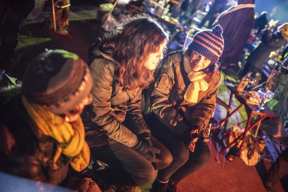 Prop de 3000 persones celebren el Cap d'Any a l'es