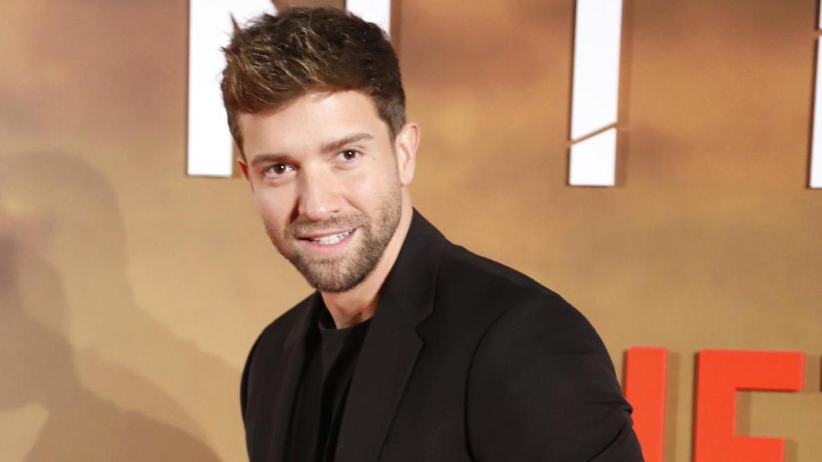 Pablo Alborán, en la premiere de 'La Chica De Nieve', ayer miércoles.