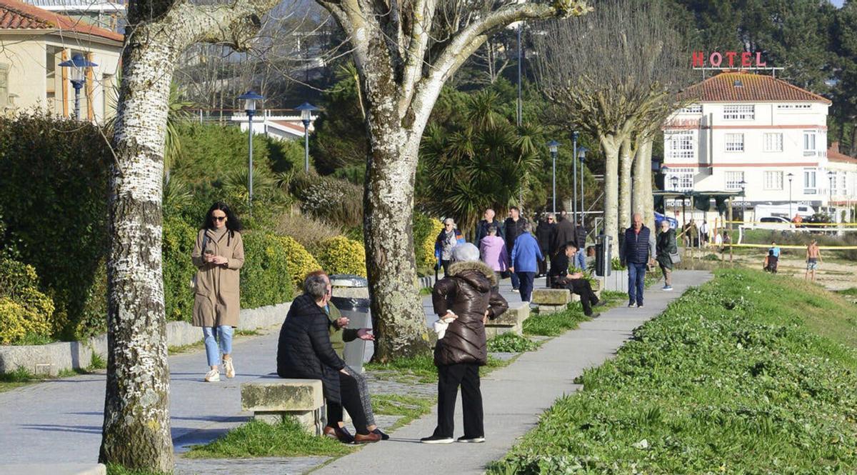 Zona del paseo de Rodeira sobre la que se va a actuar. | GONZALO NÚÑEZ