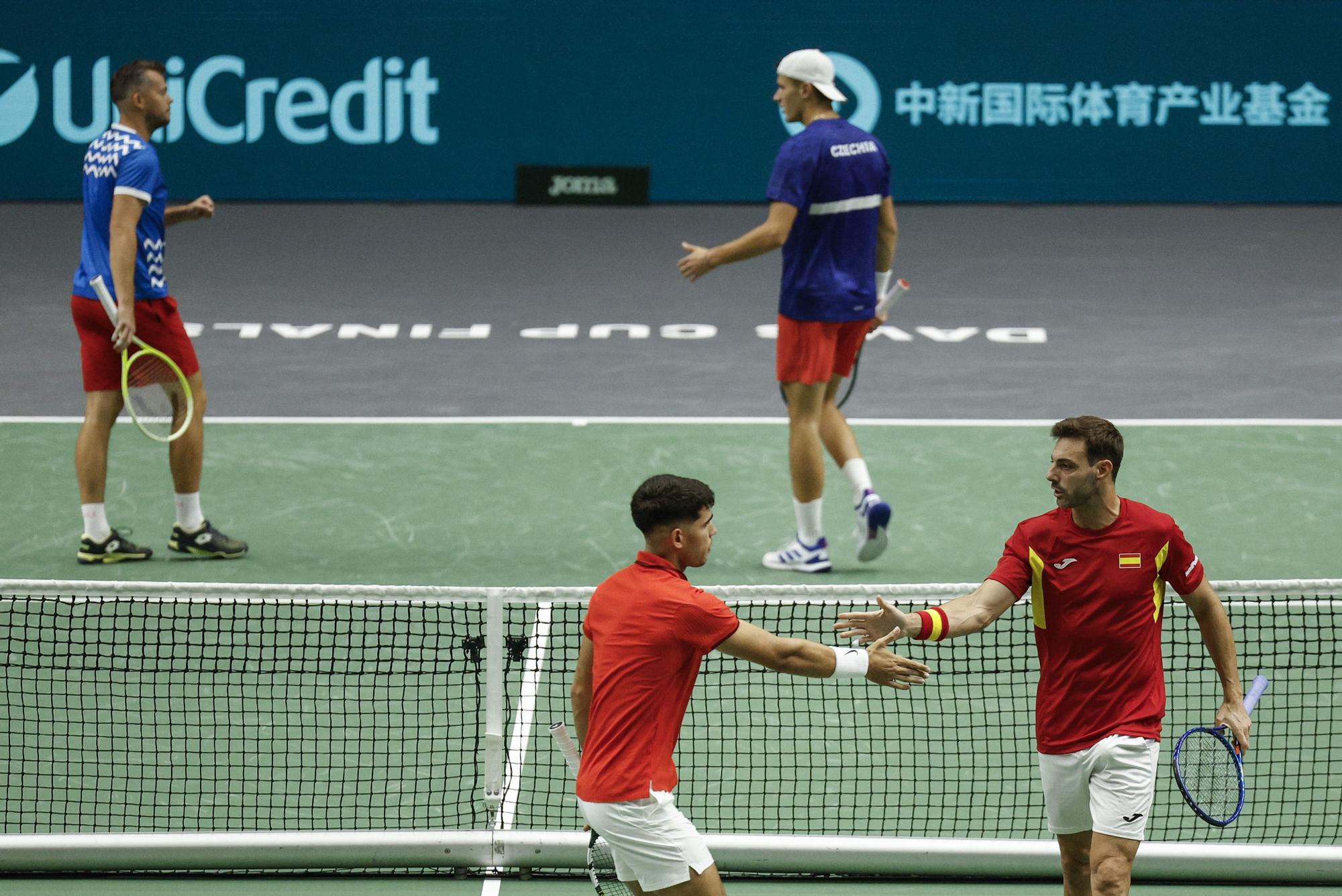 España debuta ante la República Checa en la segunda jornada del Grupo B de las Finales de la Copa Davis