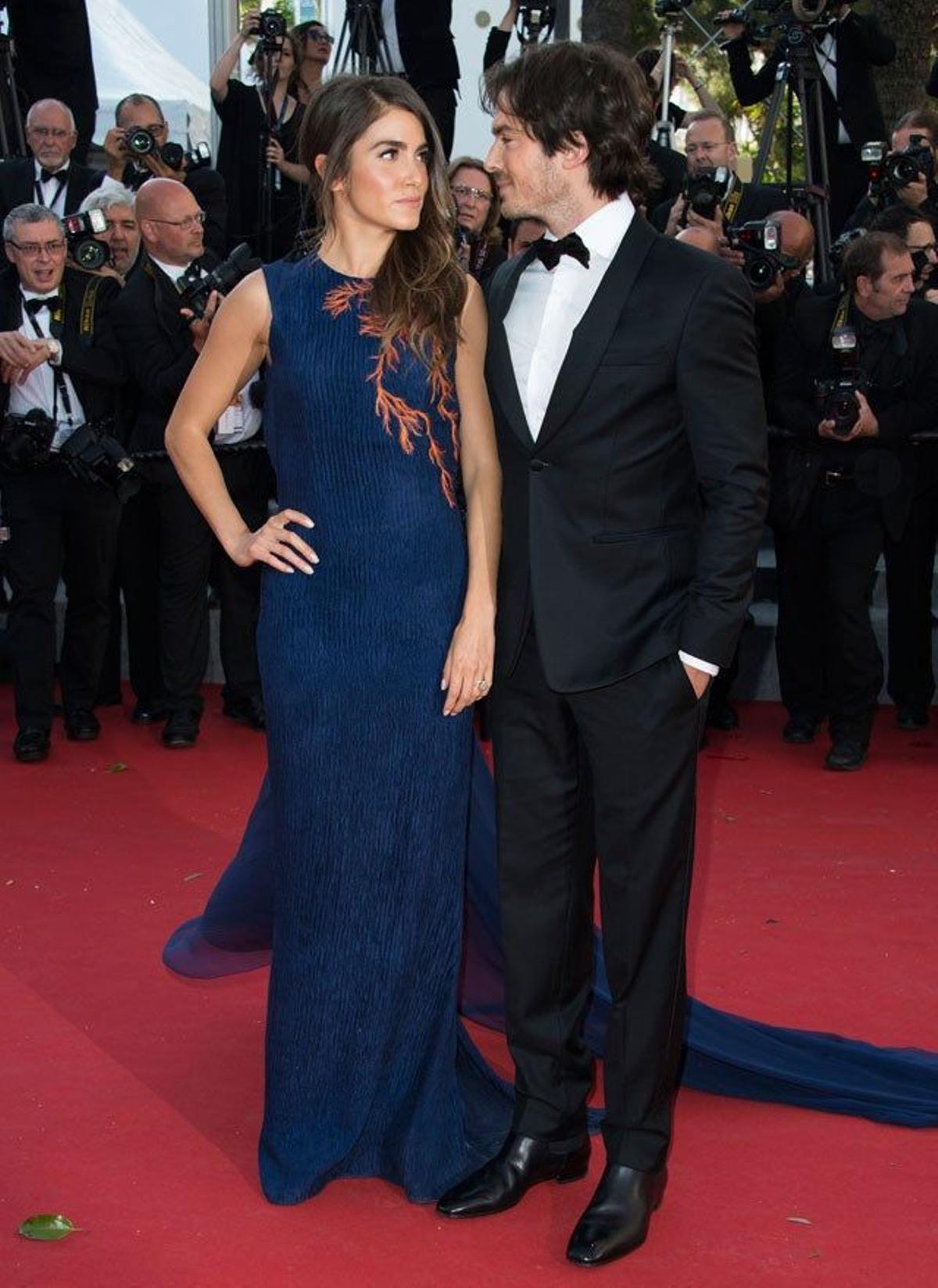 Nikki Reed e Ian Somerhalder en la première de 'Youth' en el Festival de Cine de Cannes