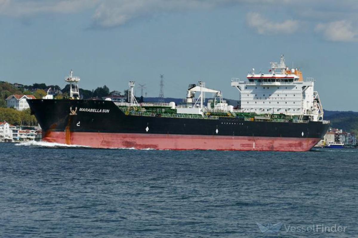 oto de archivo del buque cuando se llamada Marabella Sun