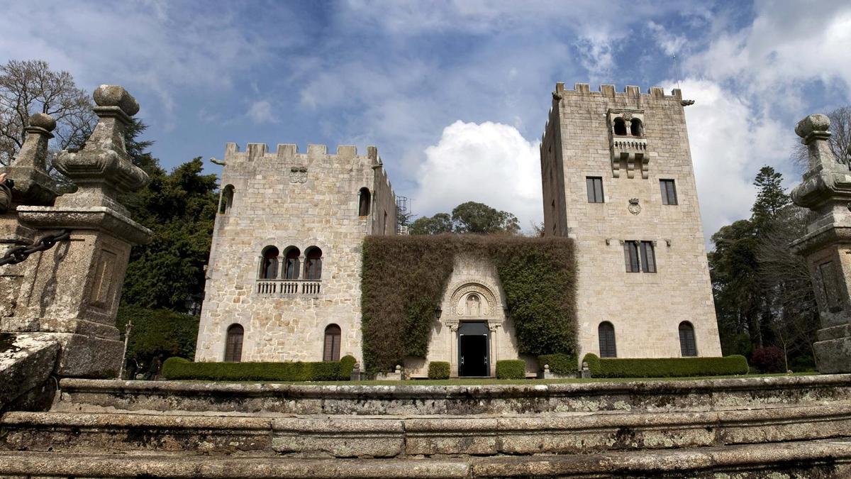 Vista del Pazo de Meirás.