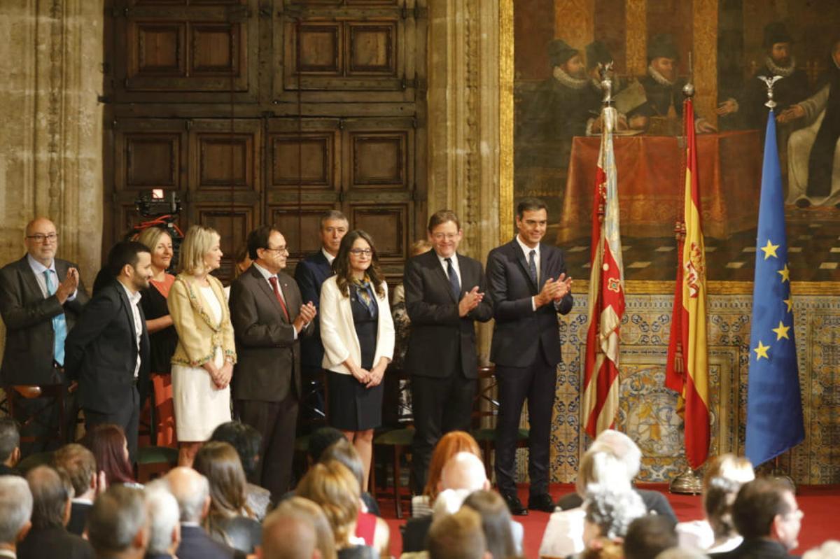 9 d'Octubre: Acto institucional en la Generalitat