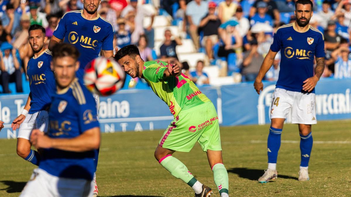 Nélson Monte, durante un lance del partido del pasado domingo en Linares.