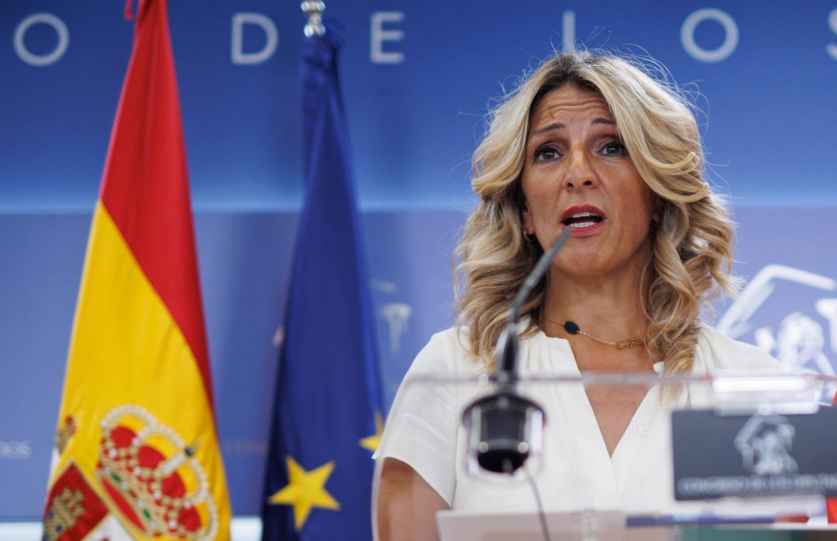 Yolanda Díaz, ministra de Trabajo y Economía Social y vicepresidenta segunda del Gobierno de España