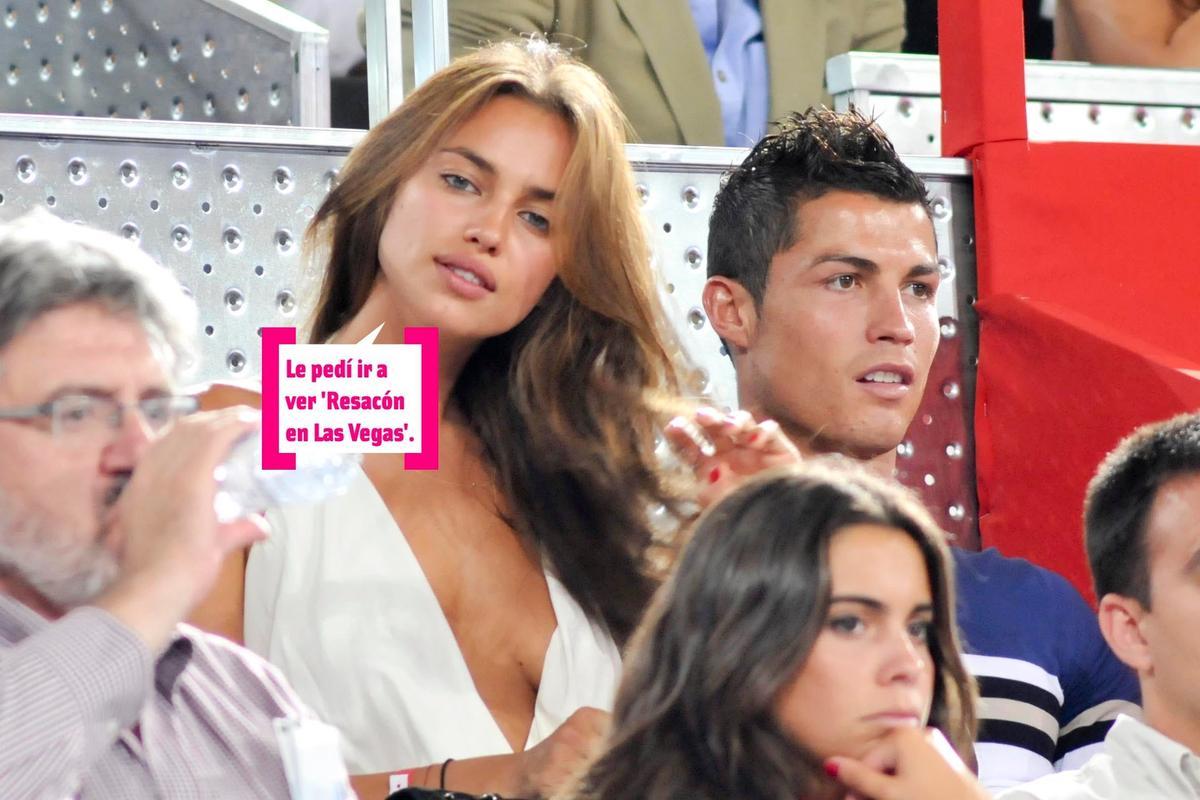 Irina Shayk y Cristiano Ronaldo en el Master Series de Madrid en 2010