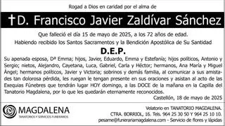 D. Francisco Javier Zaldívar Sánchez