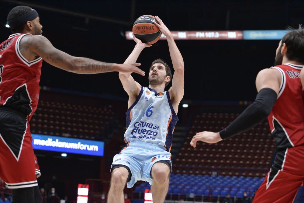 Armani Milan - Valencia Basket, en imágenes