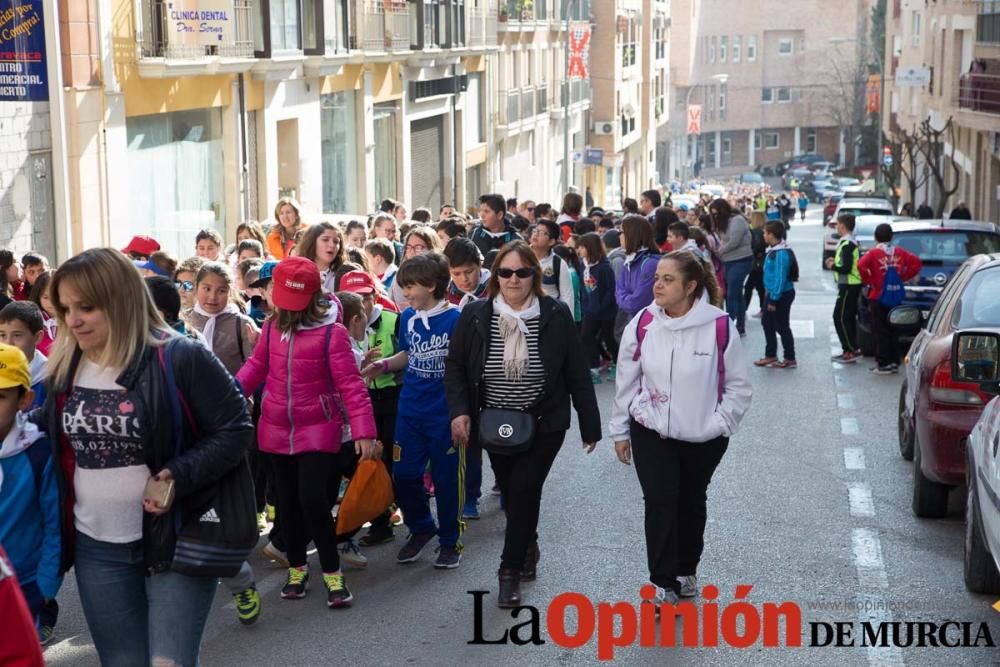 Marcha en el Día del Cáncer Infantil en Caravaca