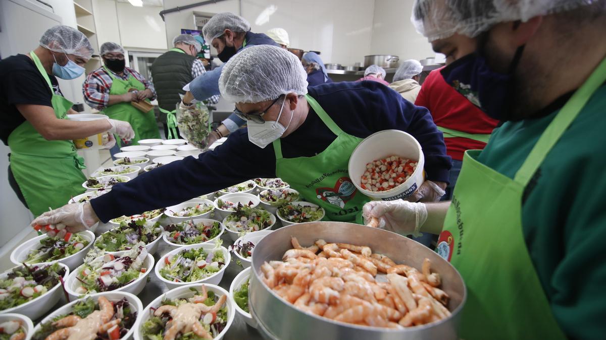 Cocinillas CCF y la cena solidaria