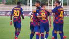 El golazo de Monchu que permite seguir al Barça B seguir aspirando al ascenso