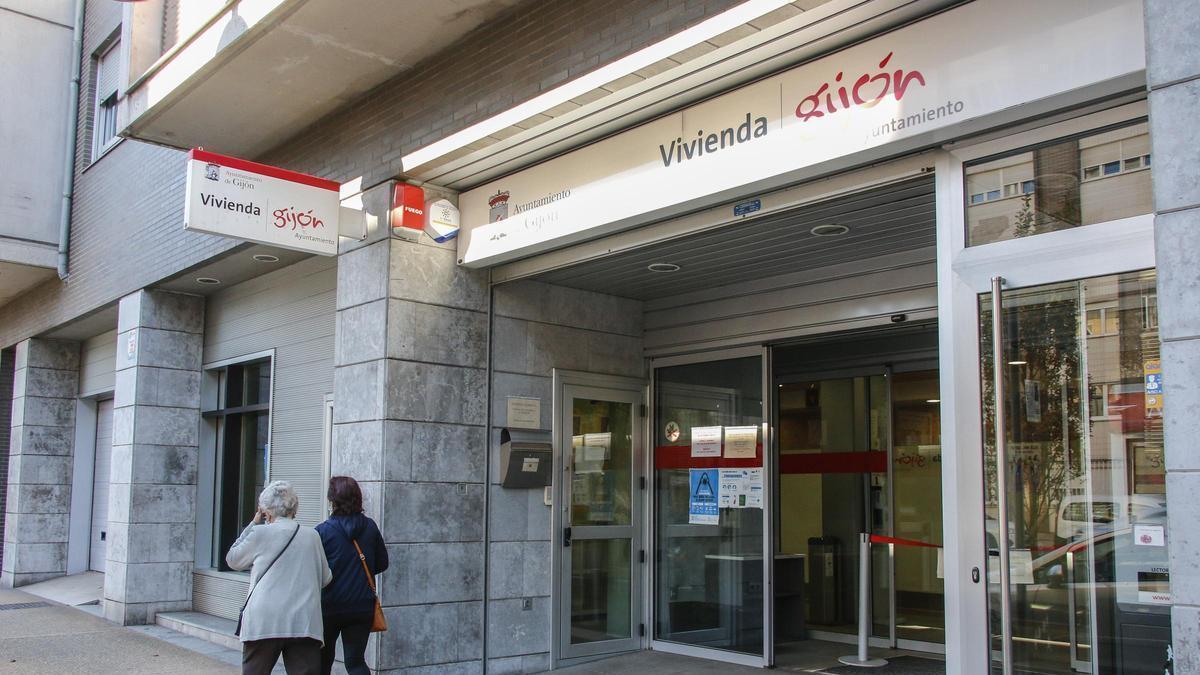 La sede de la Empresa Municipal de la Vivienda de Gijón, en una imagen de archivo.
