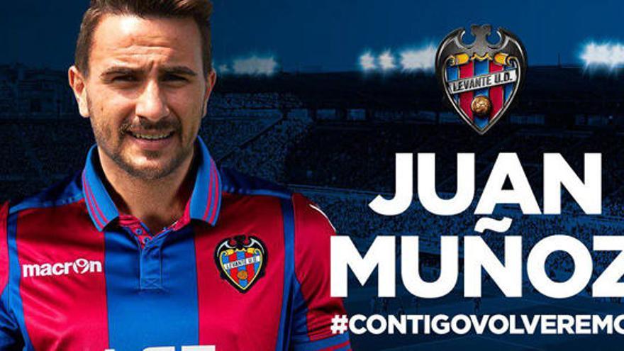 Juan Muñoz Muñoz llega después de haber jugado cedido en esta misma campaña en el Zaragoza